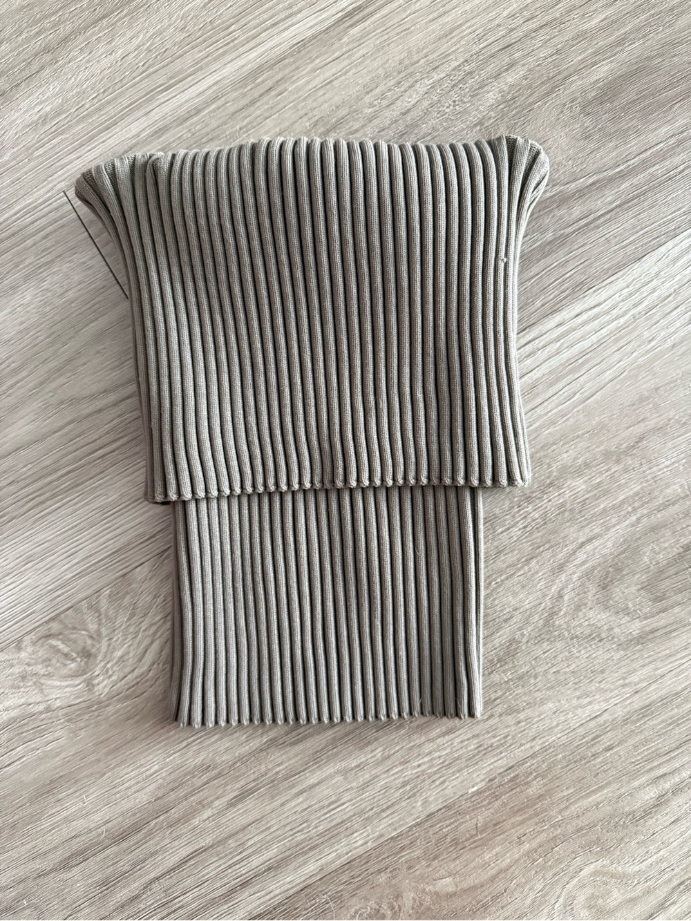 Forever 21 Ribbed Tube Top in Taupe Beige